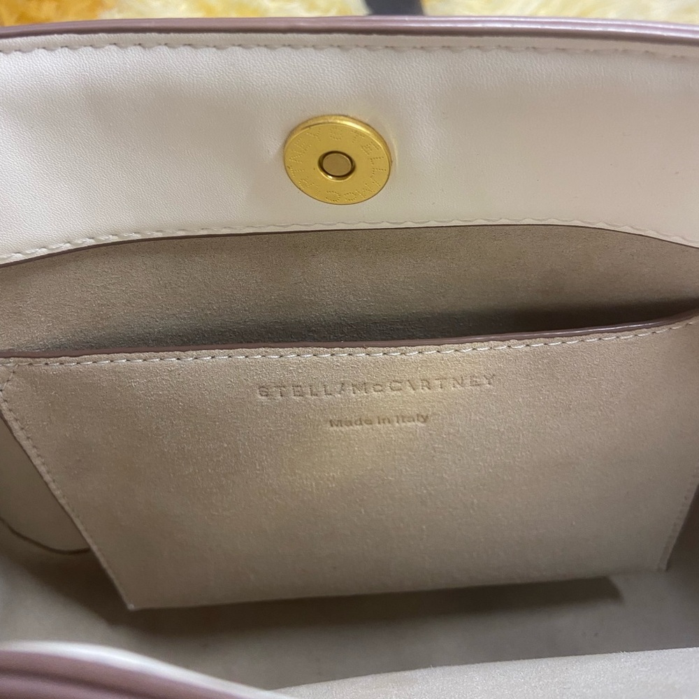 Stella McCartney Falabella Cream Chain Shoulder Bag - Picture 6 of 6